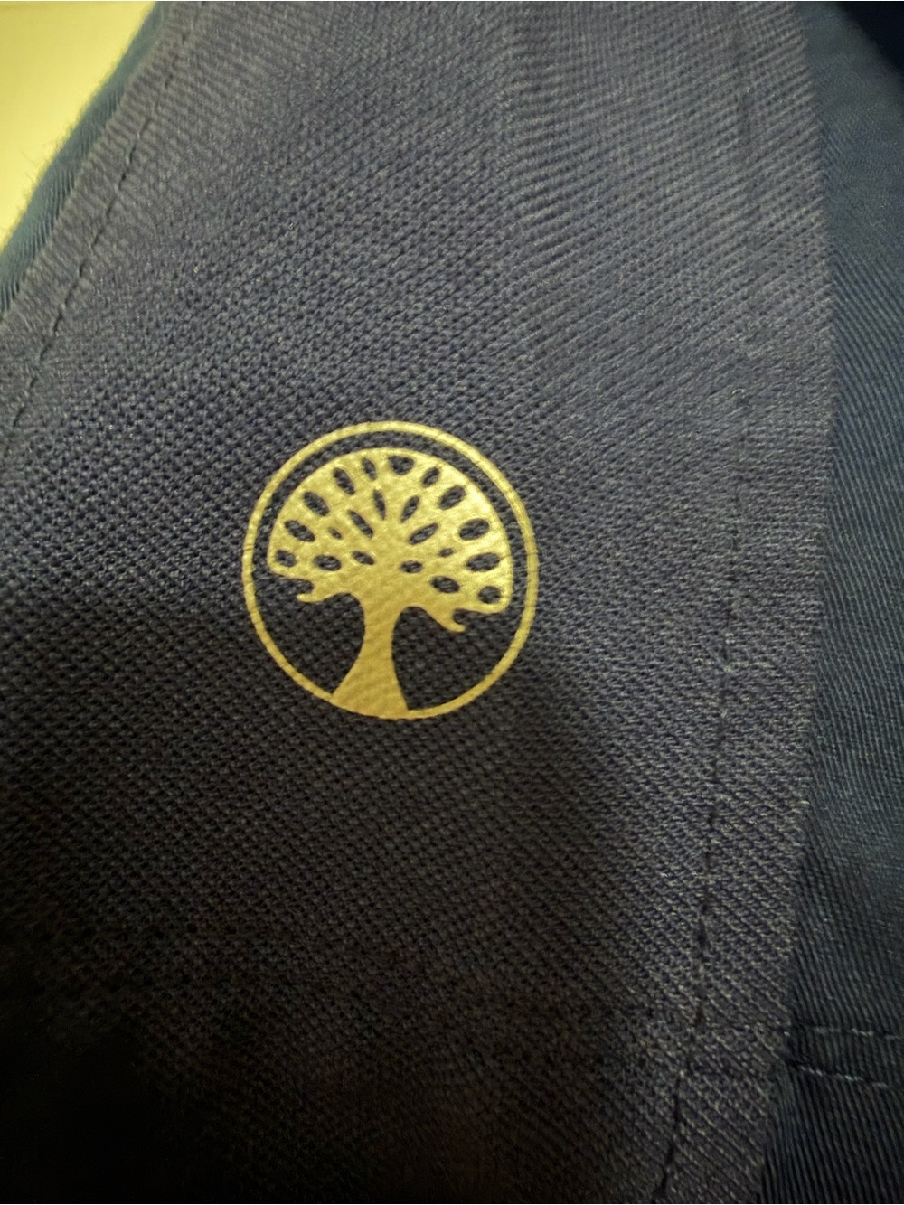 Healing Hands Navy Scrub Top - Short Sleeve - Picture 9 of 10